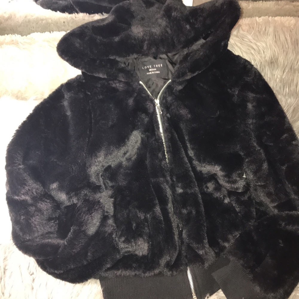 Love Tree fur jacket